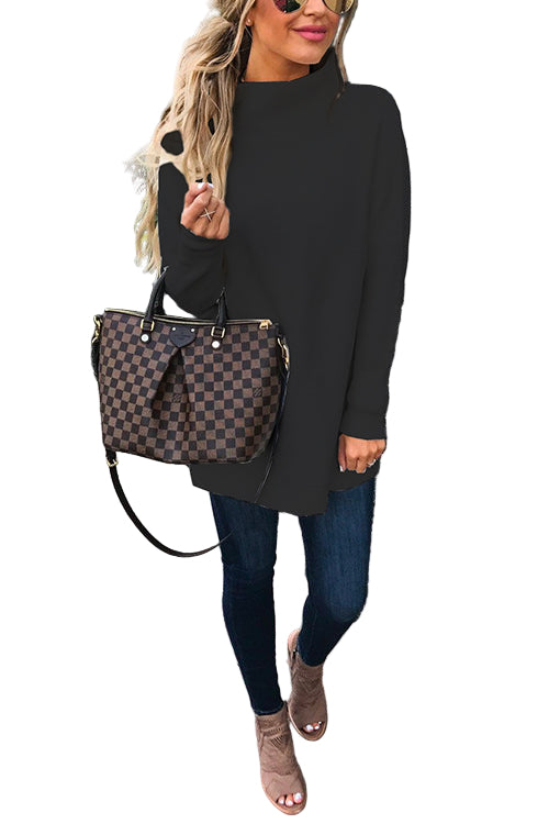 Pull Femme Oversize Col Montant Tendance 7