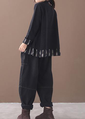 Pull Femme Surdimensionné à Col Rond 2
