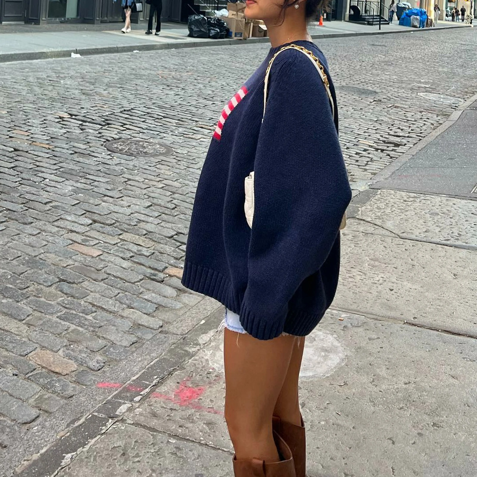 Pull Femme Tricoté Streetwear Automnal 2