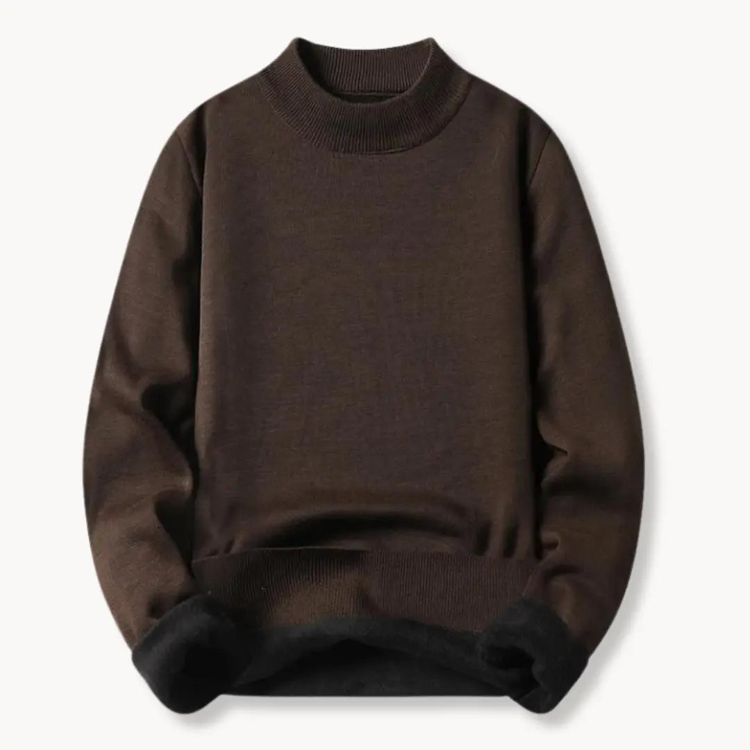 Pull Homme Confortable Col Rond Manches Longues Casual 4