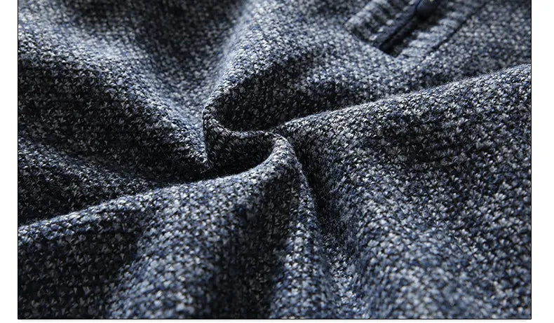 Pull Homme Hiver Demi-Zip Moderne Confortable 3