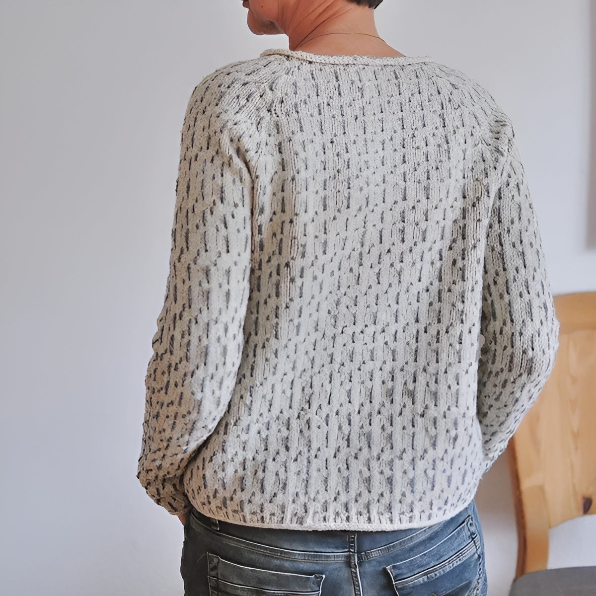 Pull Tricoté Femme Élégant 5