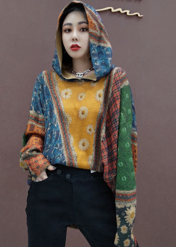 Pull à Capuche Tricoté pour Femmes 3