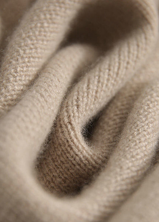 Pull à Col Roulé pour Femme en Tricot Épais 4