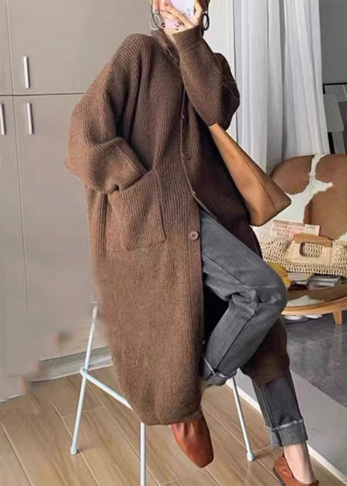 Pull à col roulé pour femmes avec poches 3
