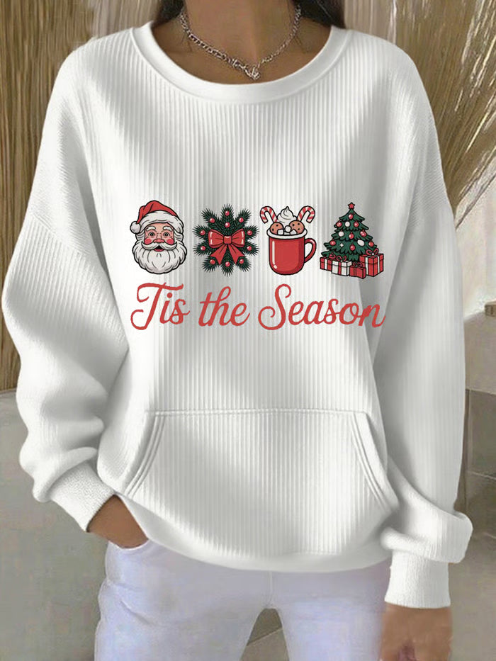 Pull de Noël Femme à Imprimé Festif 0