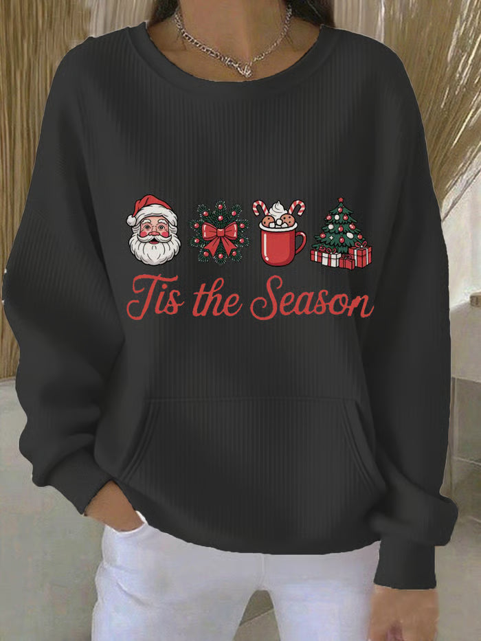 Pull de Noël Femme à Imprimé Festif 2