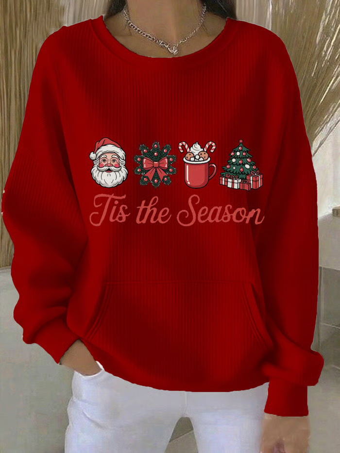 Pull de Noël Femme à Imprimé Festif 3