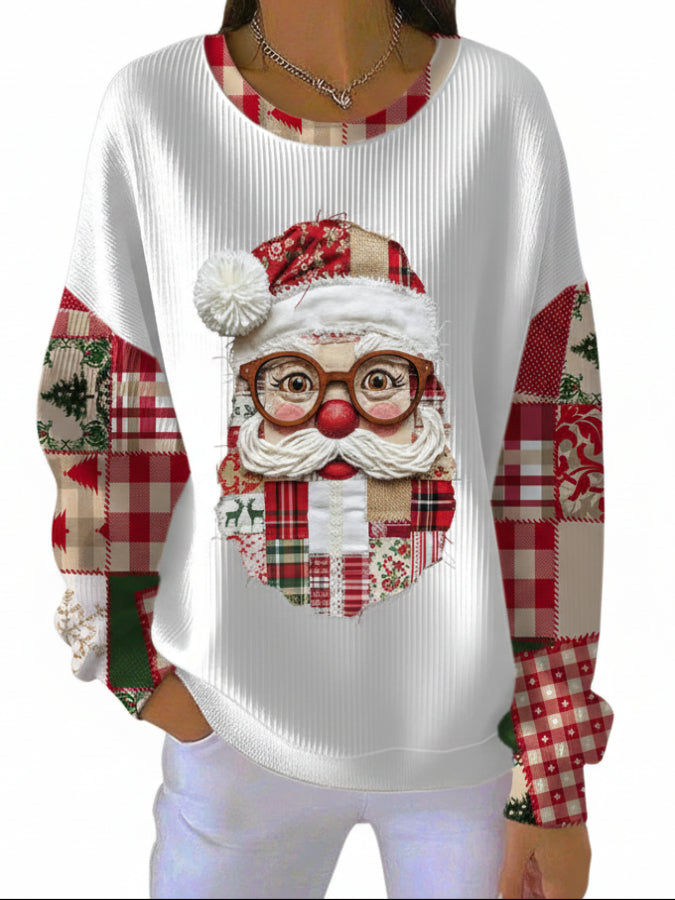 Pull de Noël Femme avec Motif Festif 0