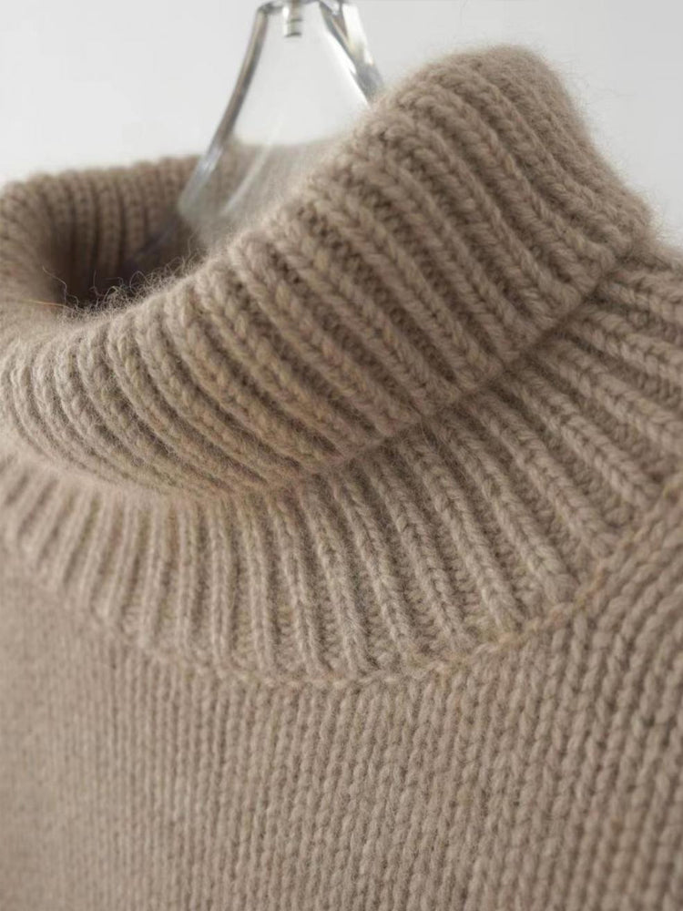 Pull en Cachemire pour Femmes au Col Roulé 3