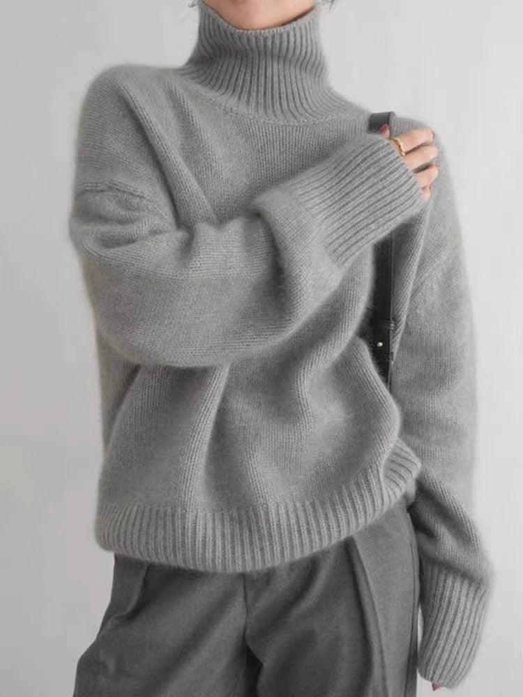 Pull en Cachemire pour Femmes au Col Roulé 8