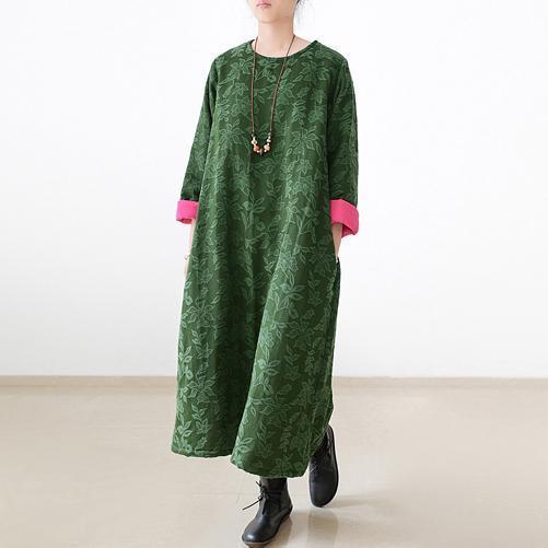 Robe Caftan Femme Grande Taille Style Brodé 2