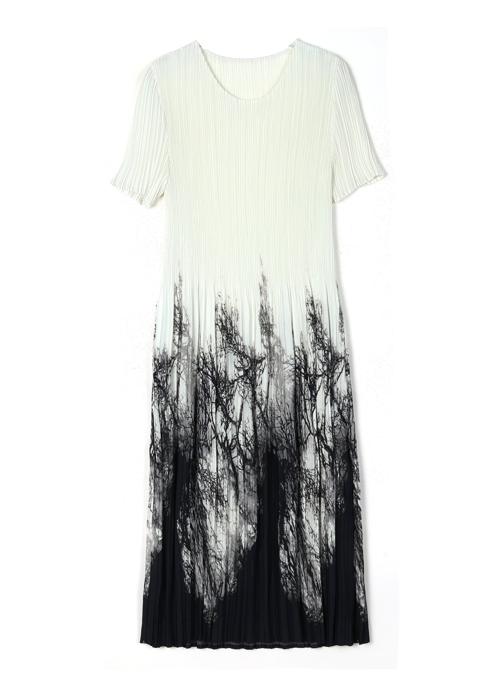 Robe D'Été Femme Effet Froissé Col Rond Chic 4
