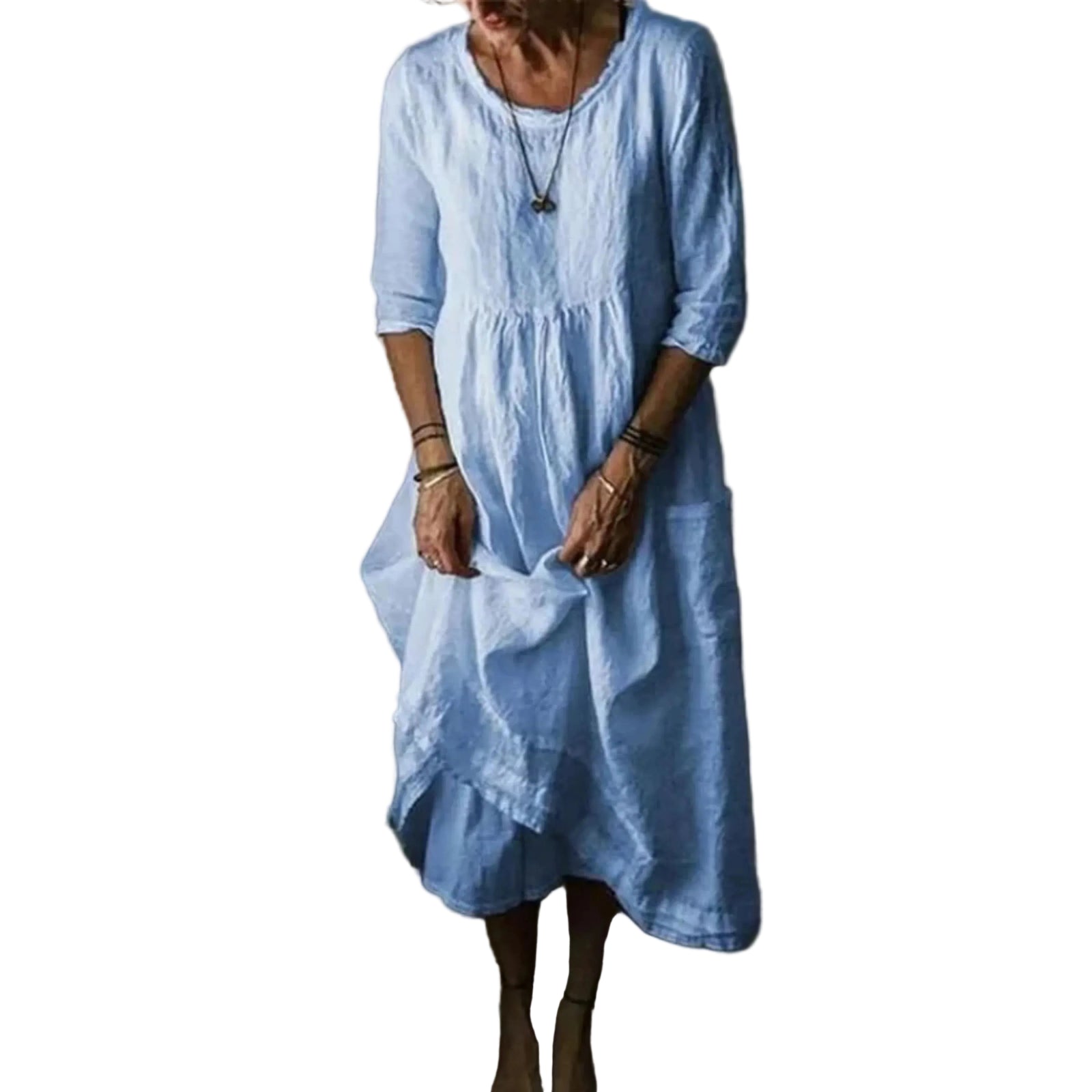 Robe Femme Chic Manches 3/4 3