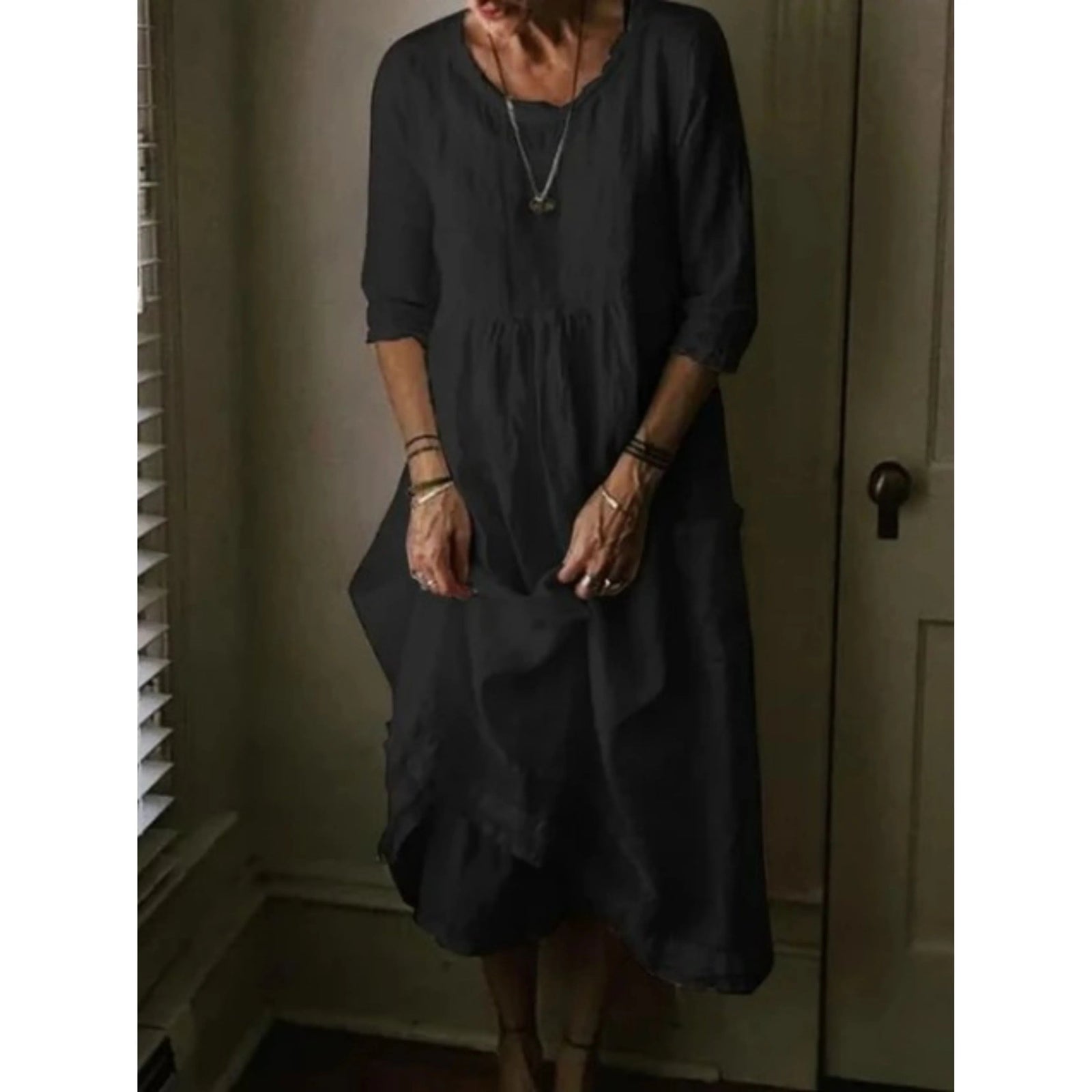 Robe Femme Chic Manches 3/4 5