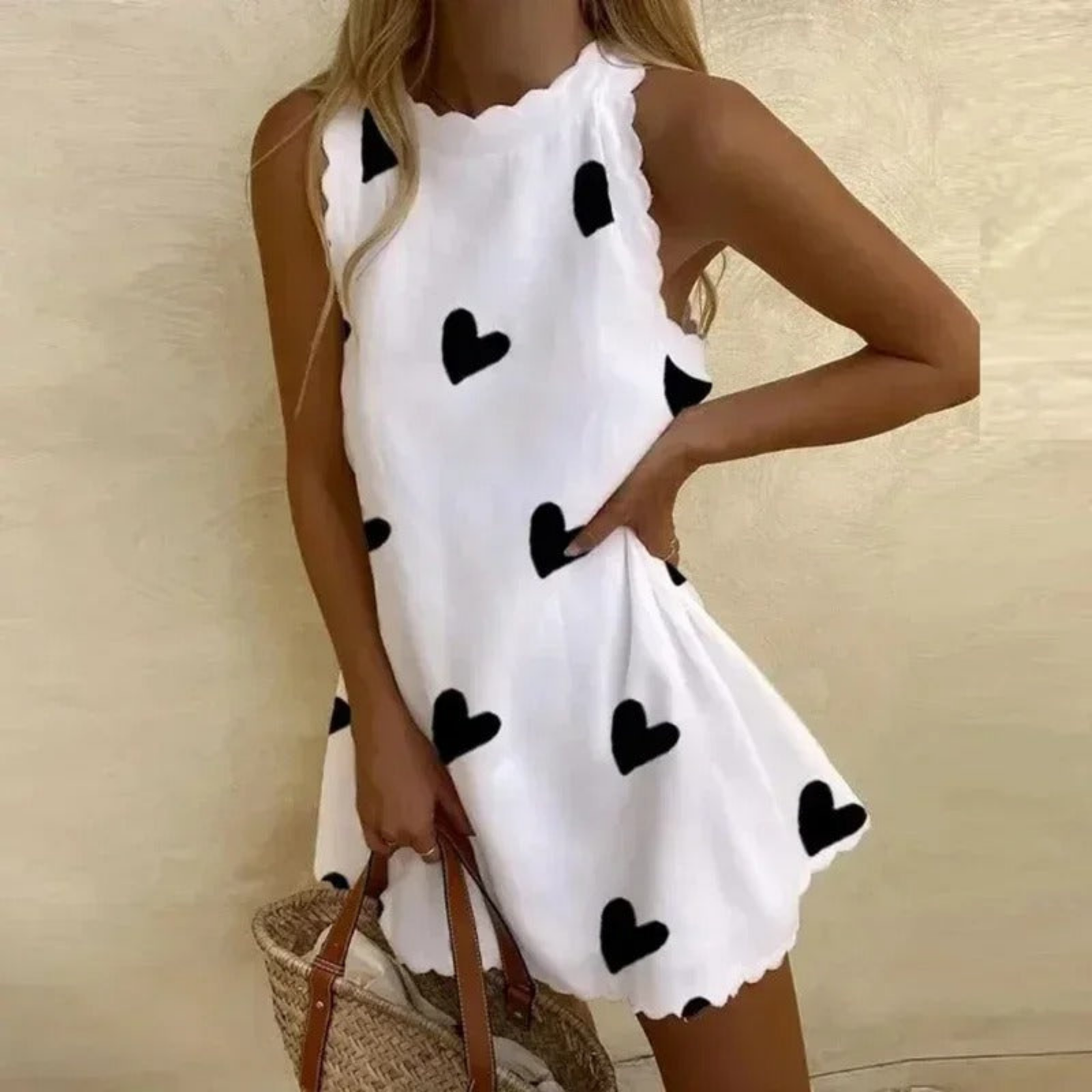 Robe Femme Courte Fluide Confortable 0