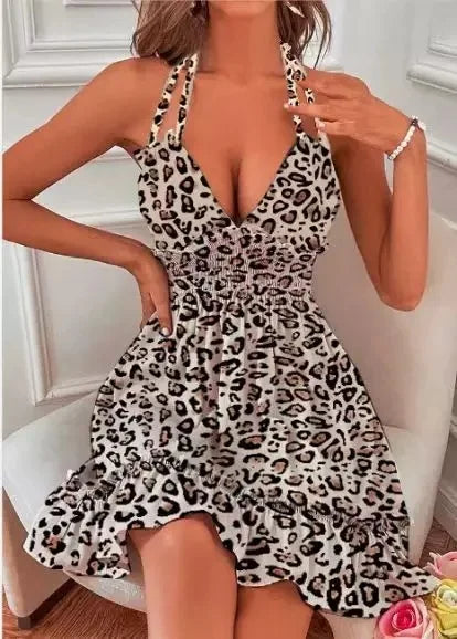 Robe Femme Débardeur Col en V Profond 12