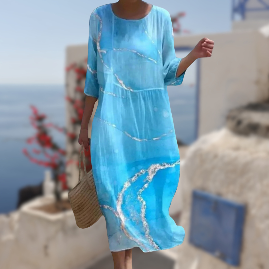 Robe Femme Élégante à Fleurs 4