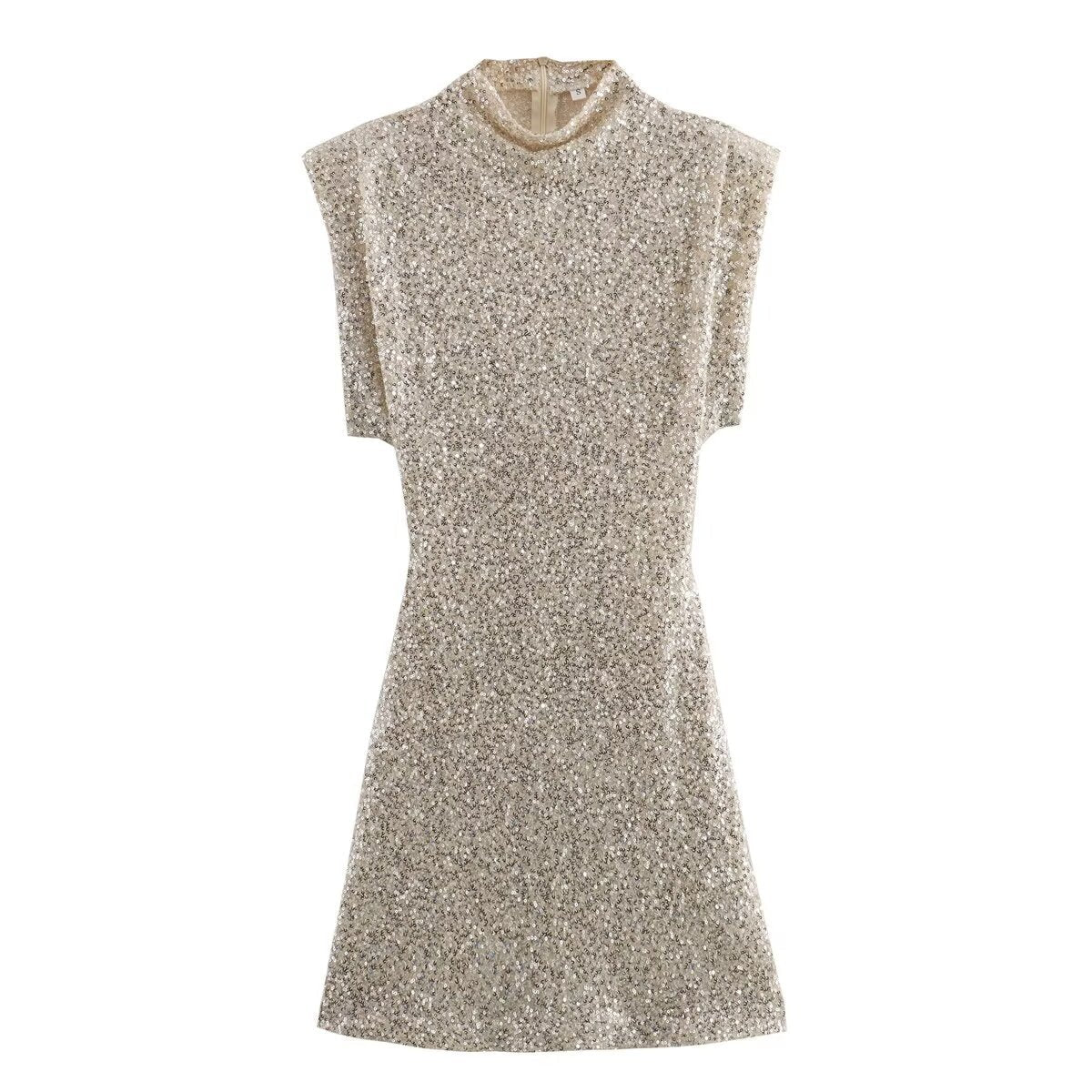 Robe Femme Mini à Paillettes Chic pour Soirée 4