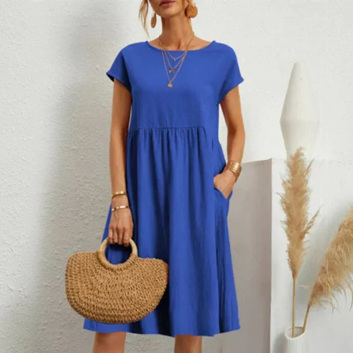 Robe Femme à Encolure Ronde Chic 9