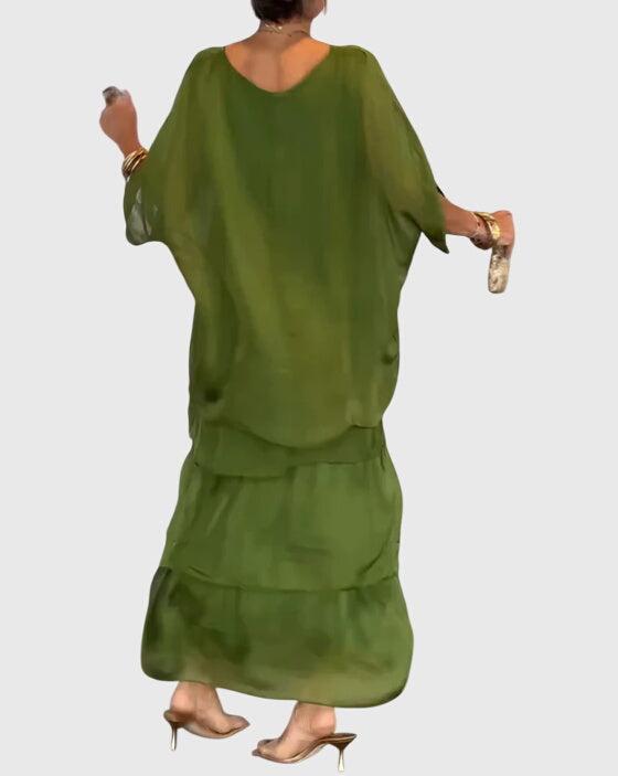 Robe Longue Femme Fluide pour Été 4
