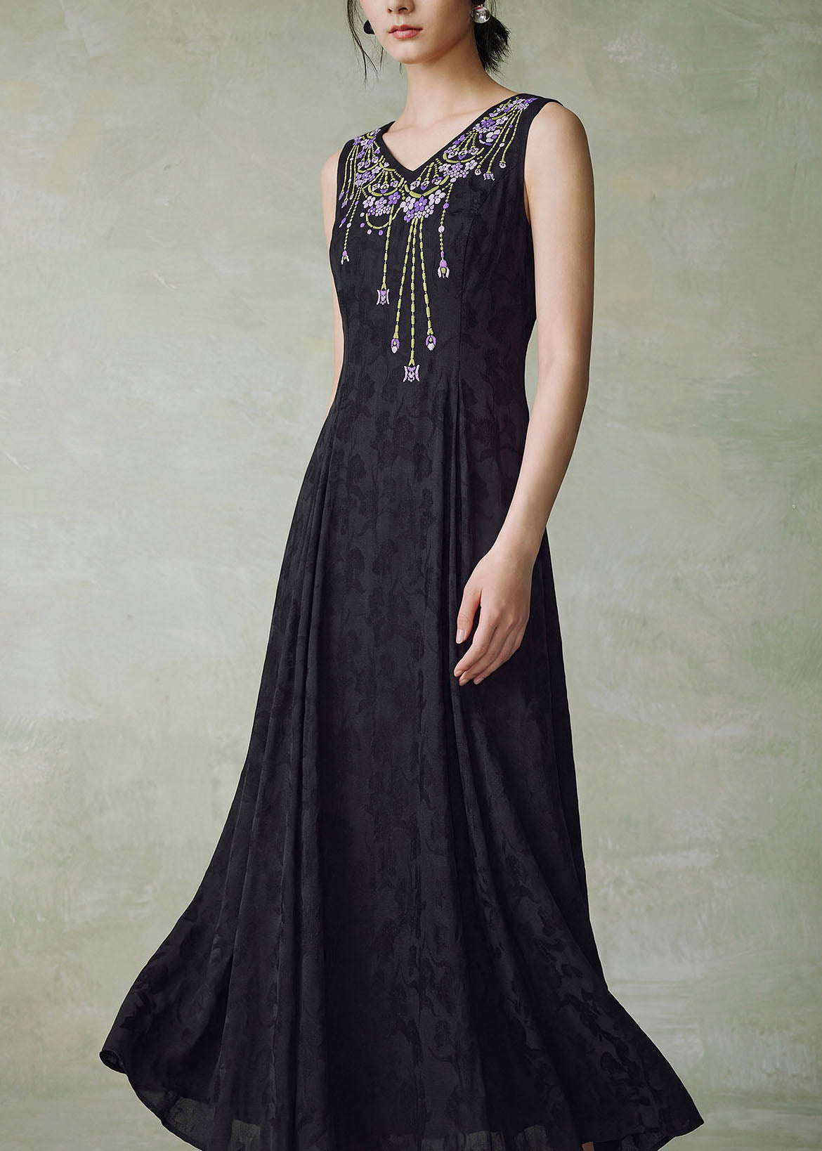 Robe Longue Femme Style Drapé 2