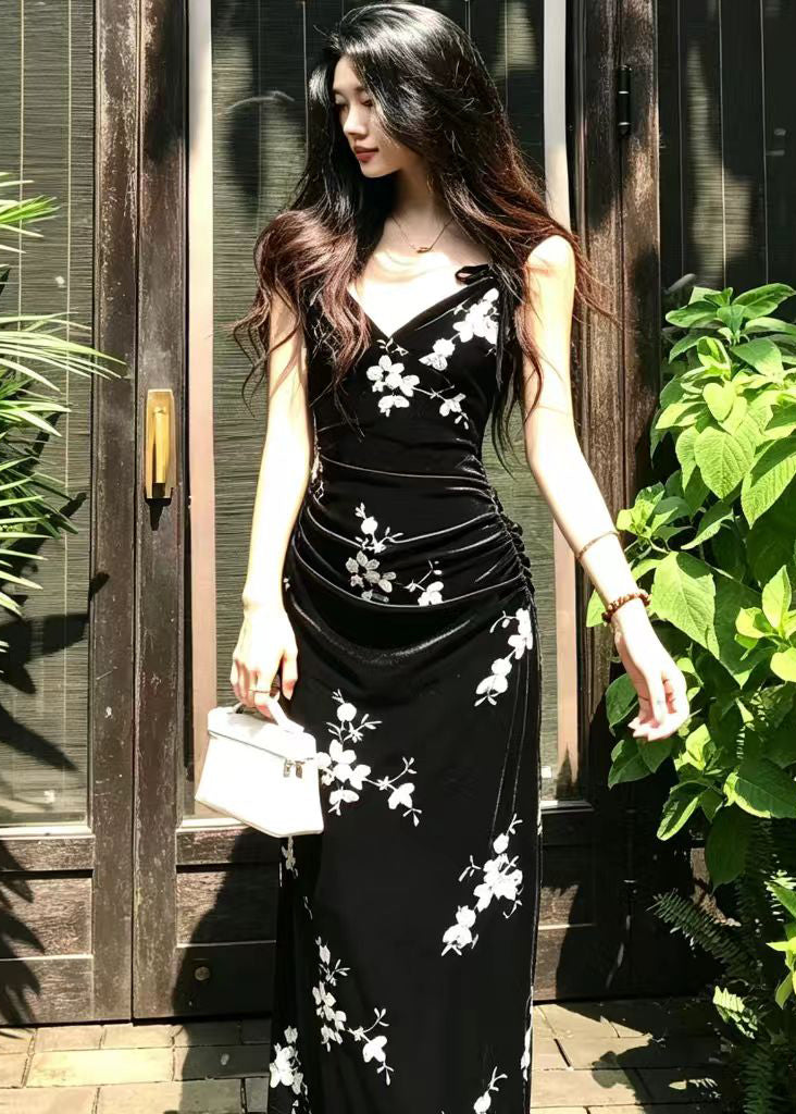 Robe Longue Femme Style Drapé 2