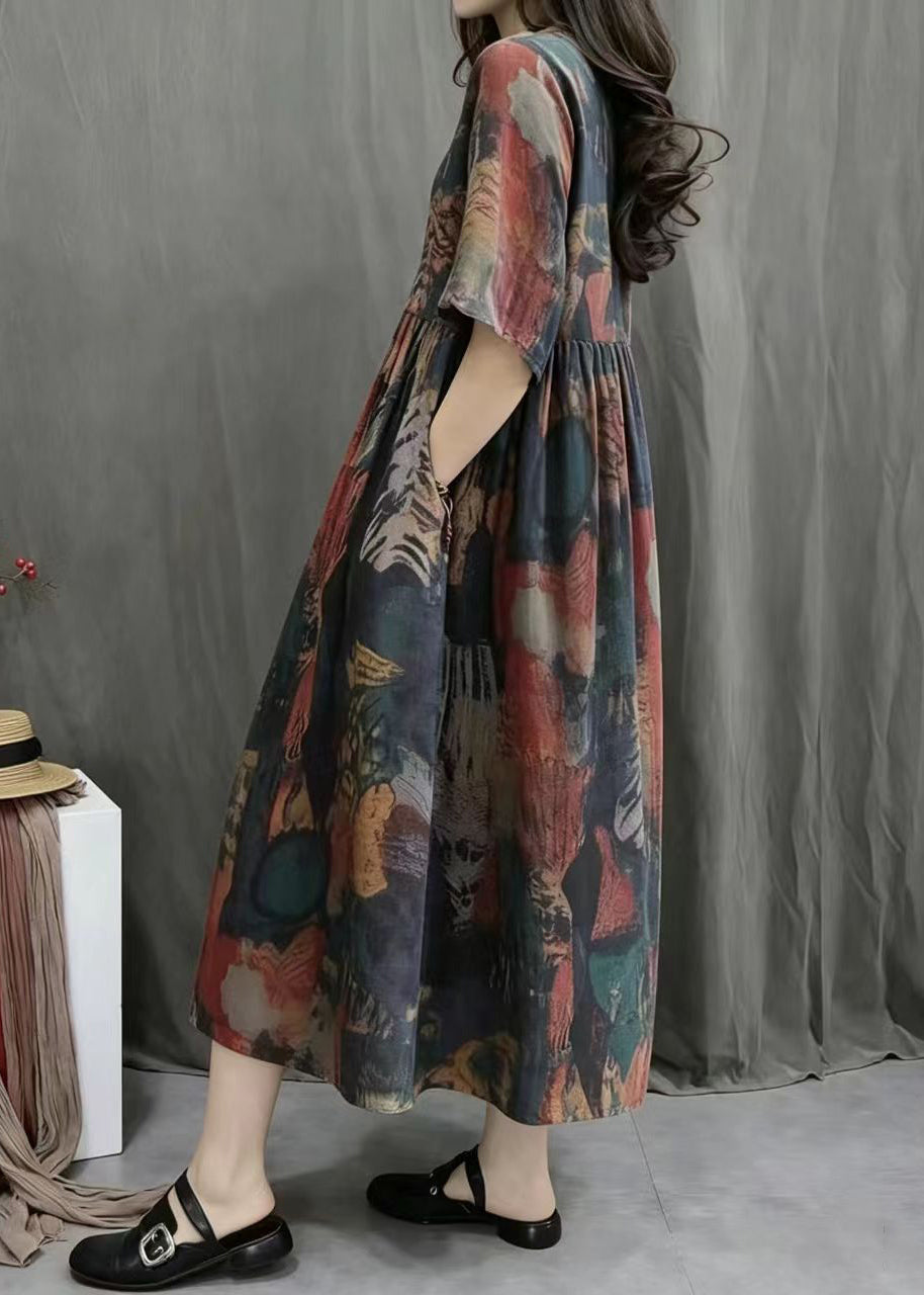 Robe Longue Femme Style Drapé Moderne Élégant 0