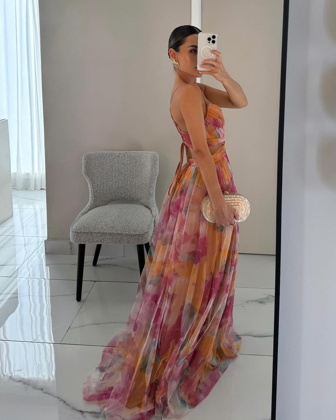 Robe Longue Fleurie pour Femmes Chic 3