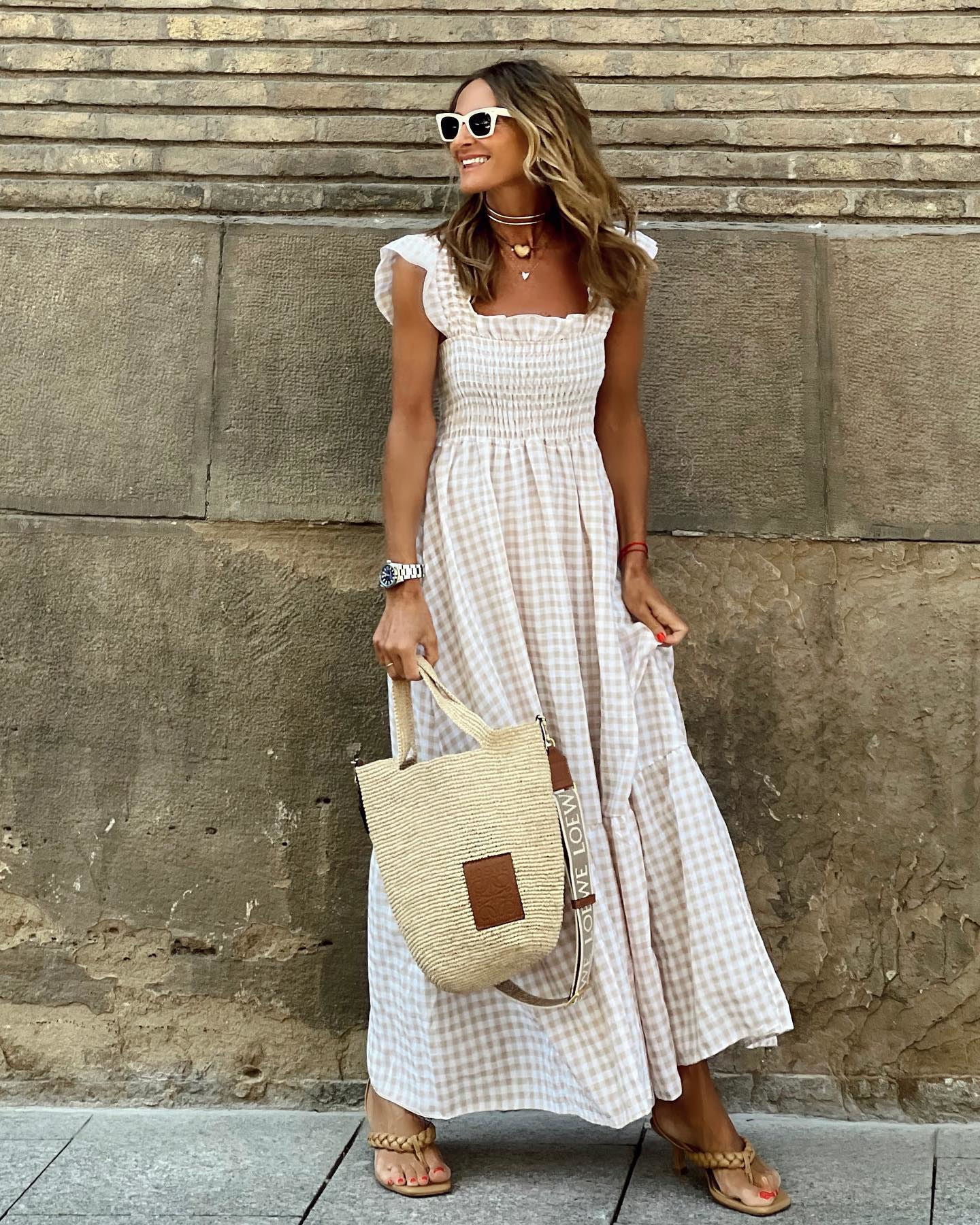 Robe Longue à Manches Volantes pour Femmes 0