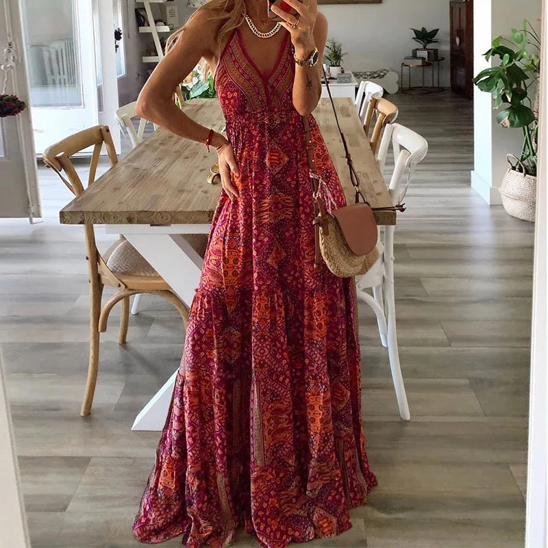 Robe Longue d'Été Bohème 3