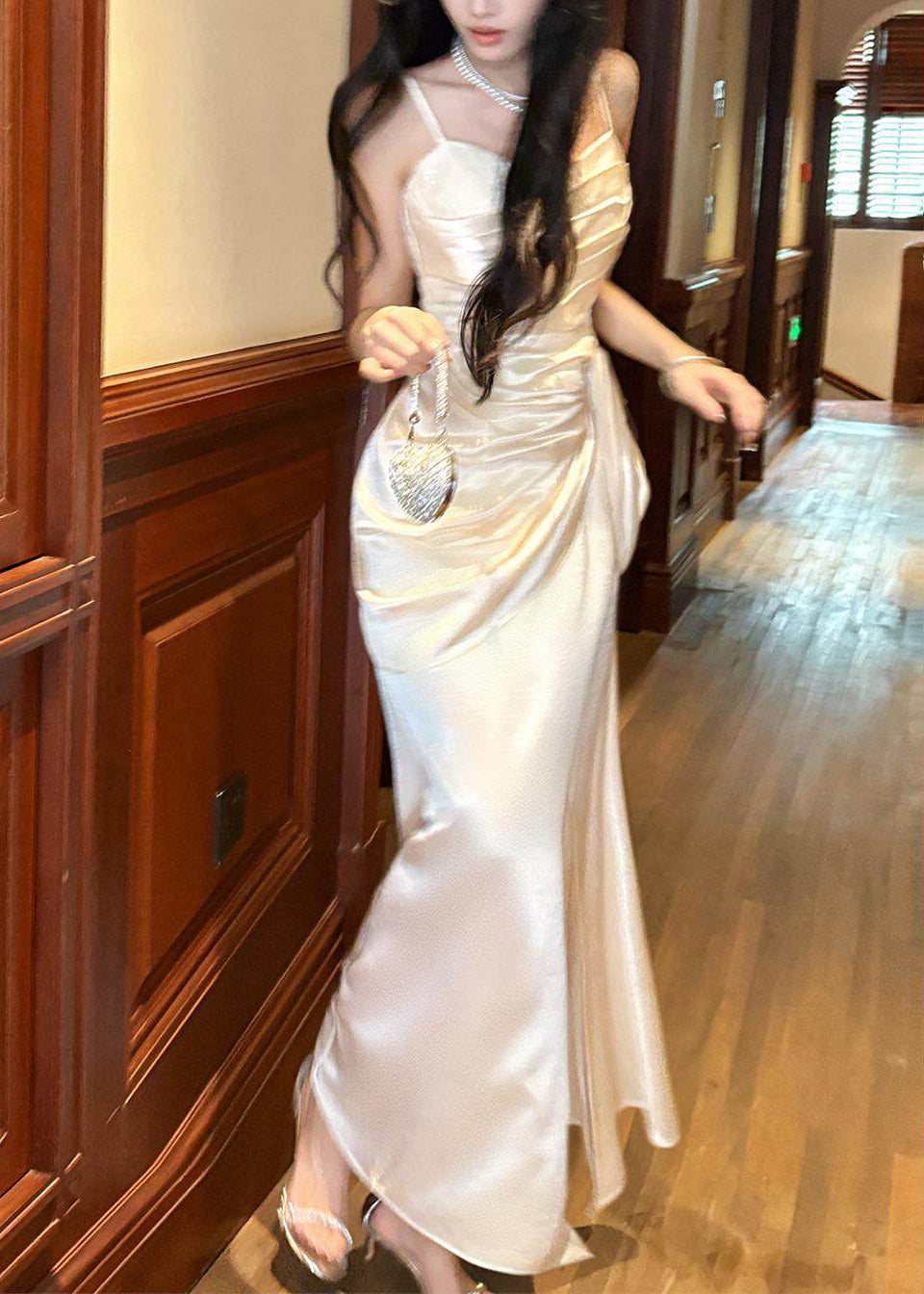 Robe Longue d'Été à Bretelles Spaghetti 4