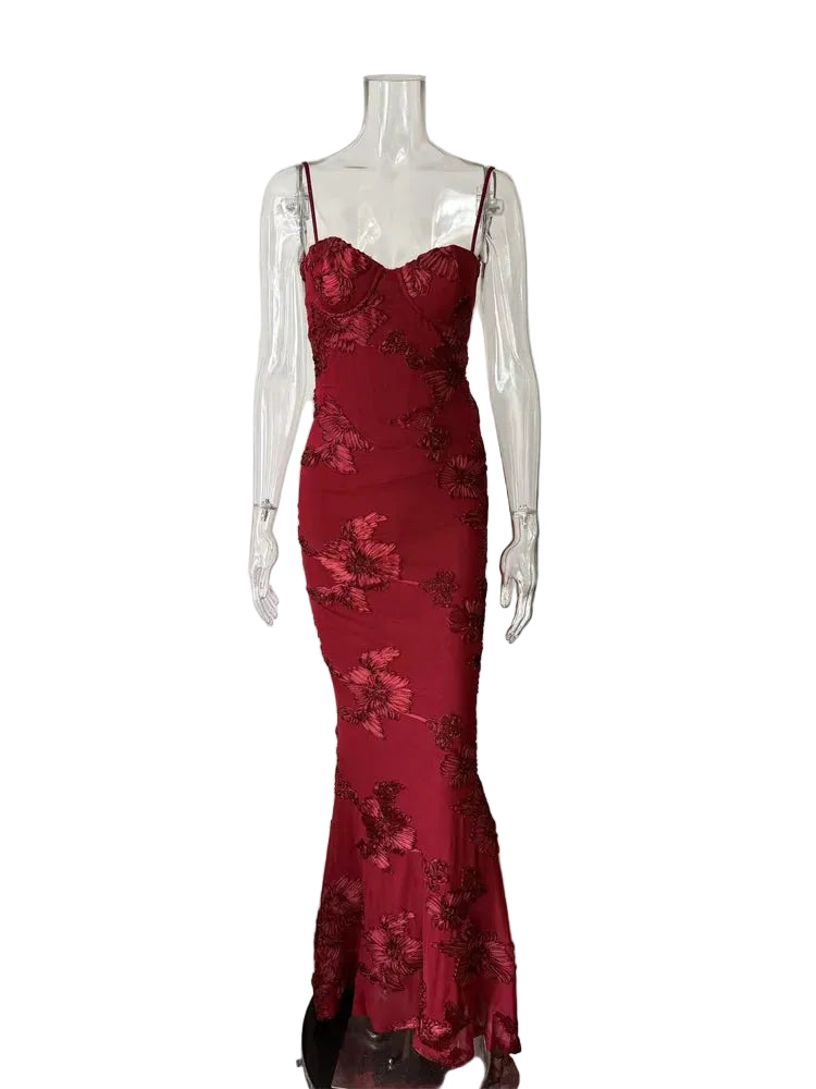 Robe Maxi Fleurie Sans Manches Pour Femmes 10