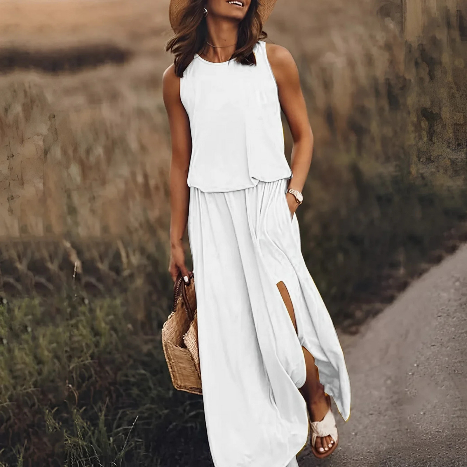 Robe Maxi Longue Fluide pour Femmes Chic 3