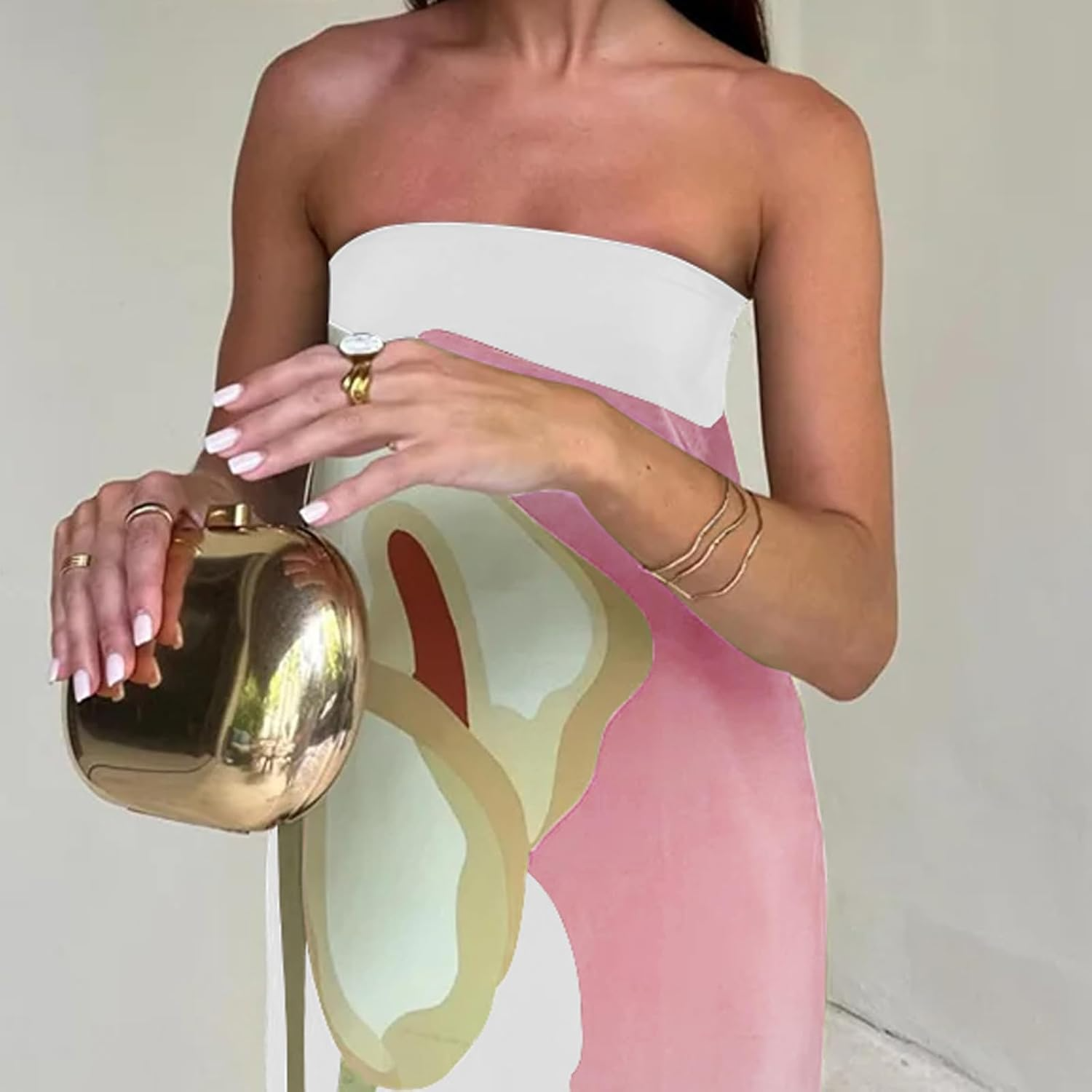 Robe Maxi d'Été Femme Fluide en Coton 8