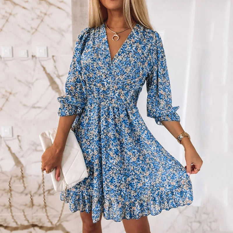 Robe Mi-Longue à Taille Haute pour Femme 2