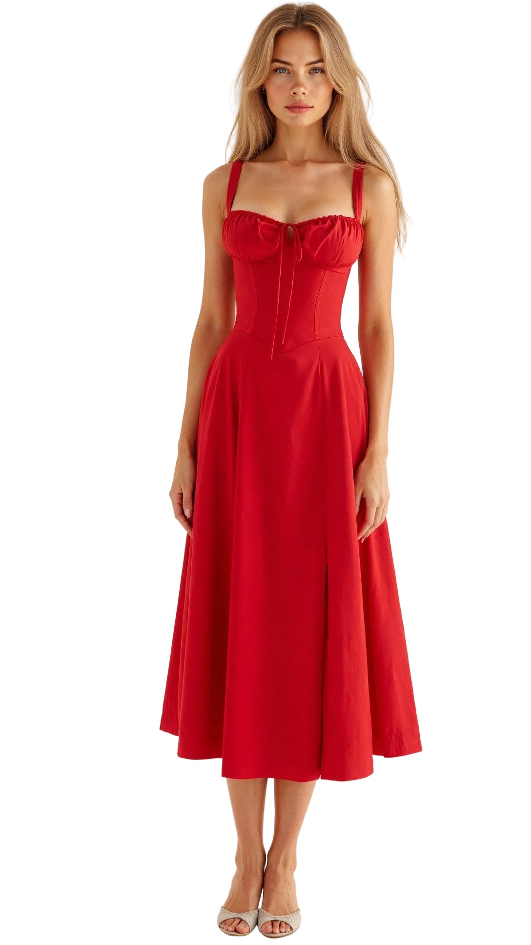 Robe Midi Femme Corset Chic 11