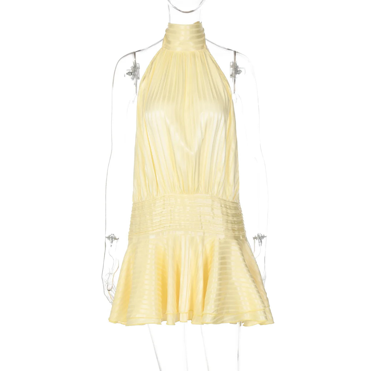 Robe Mini Chic à Volants pour Femmes 8