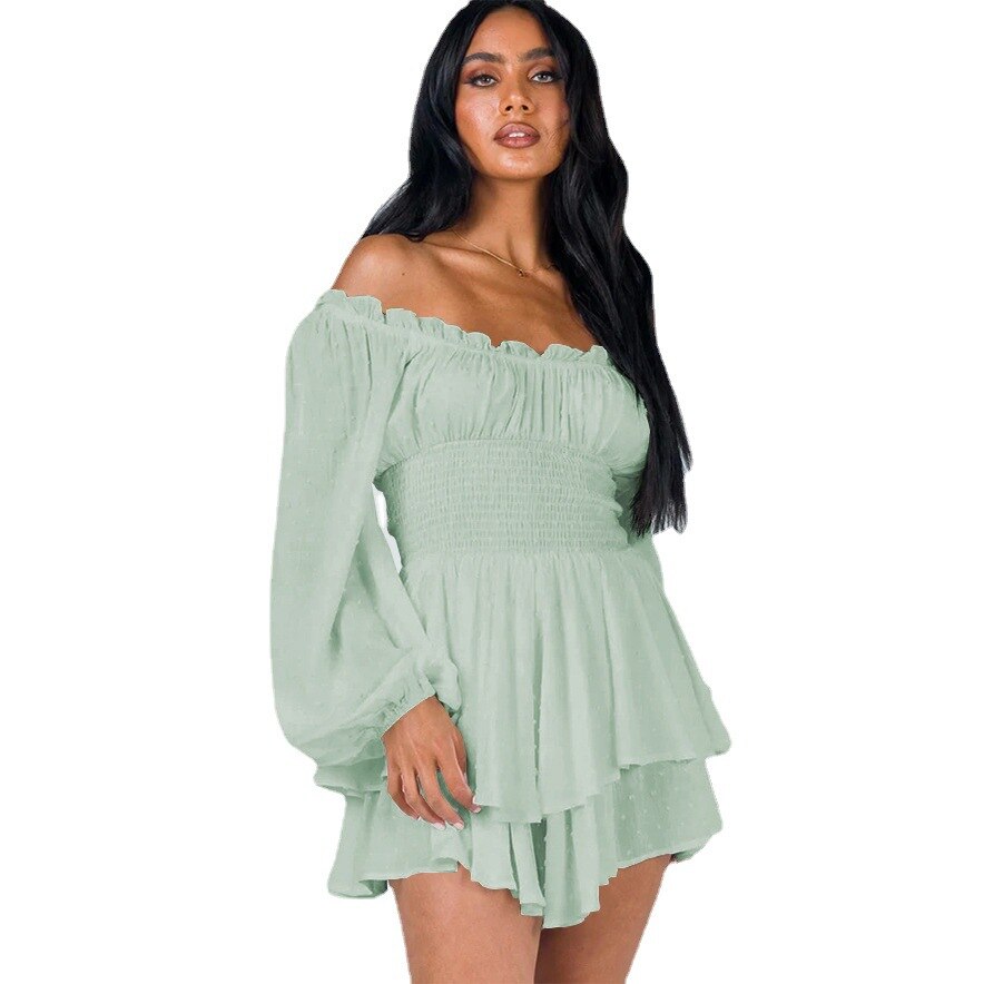 Robe Mini à Volants pour Femmes 0