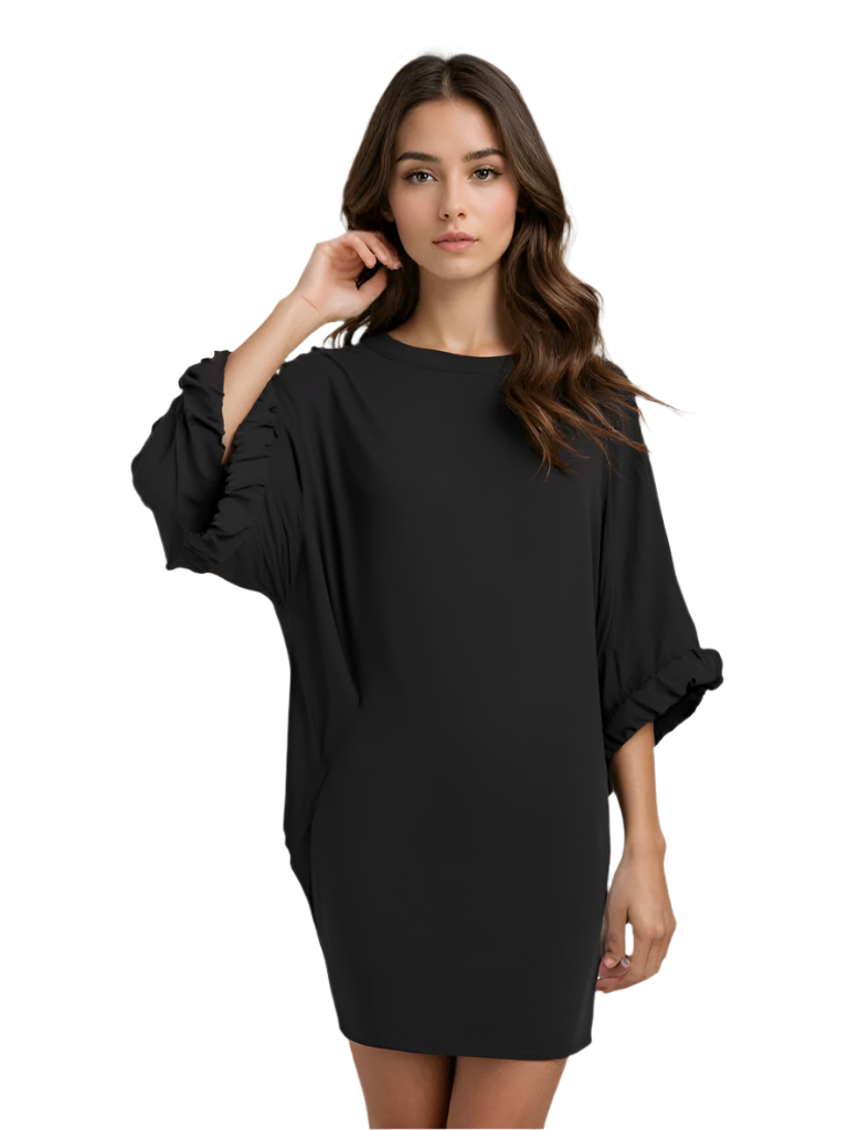 Robe Oversized Femme en Tissu Léger 0