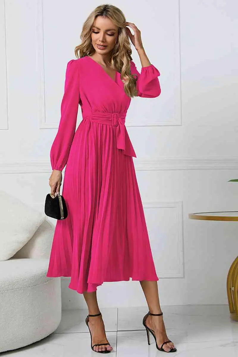 Robe Plissée Femme Chic 12