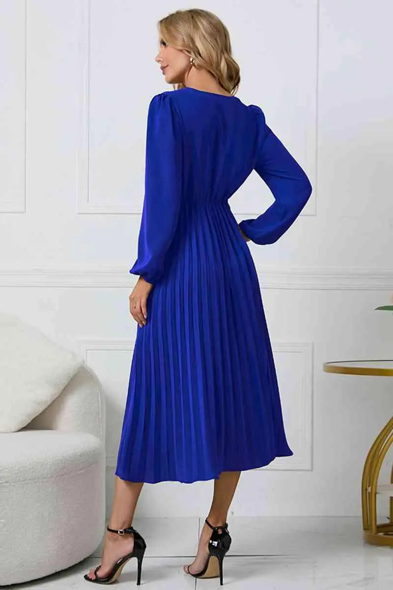 Robe Plissée Femme Chic 6