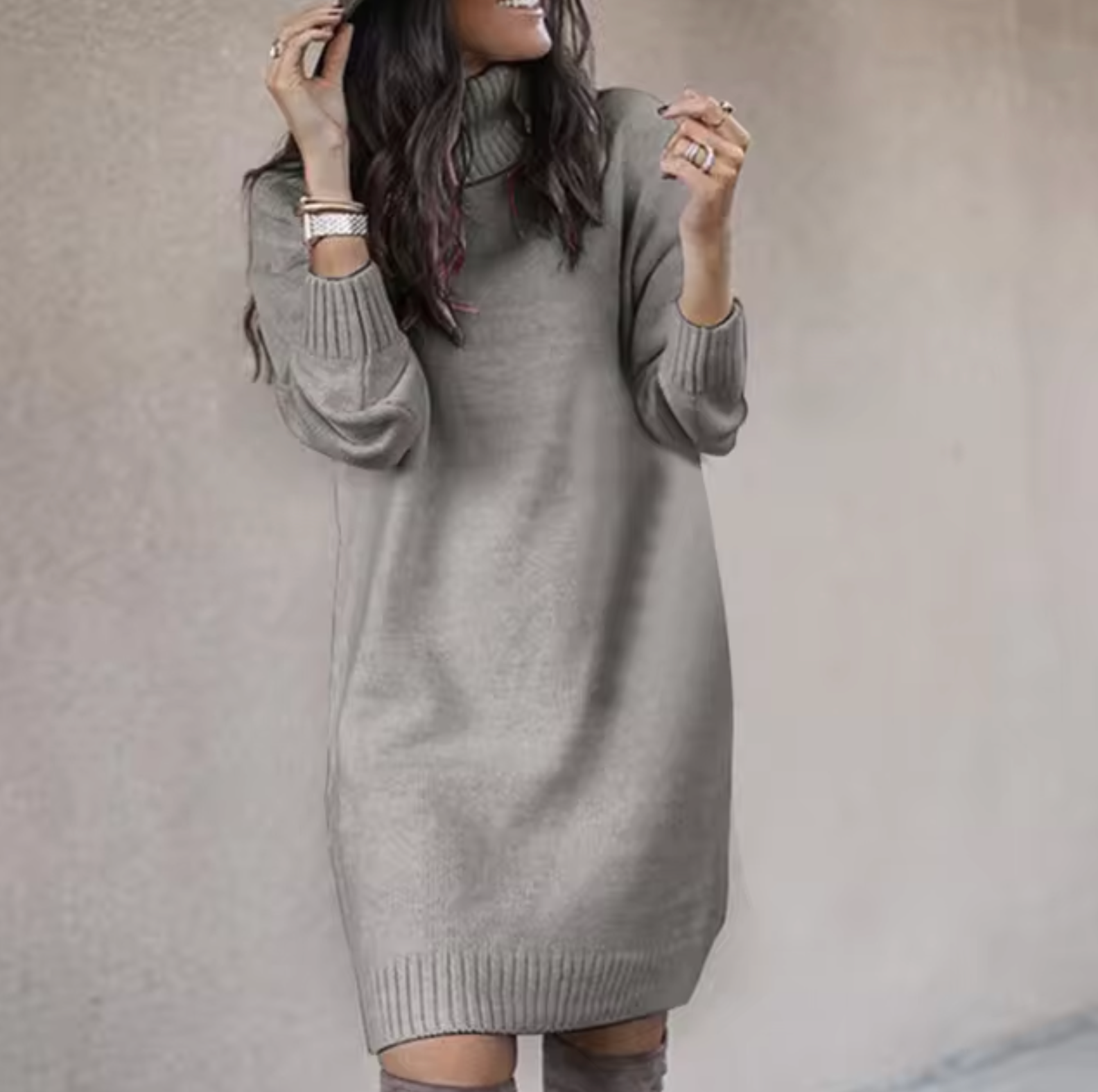Robe Pull Ample Décontractée pour Femme 4