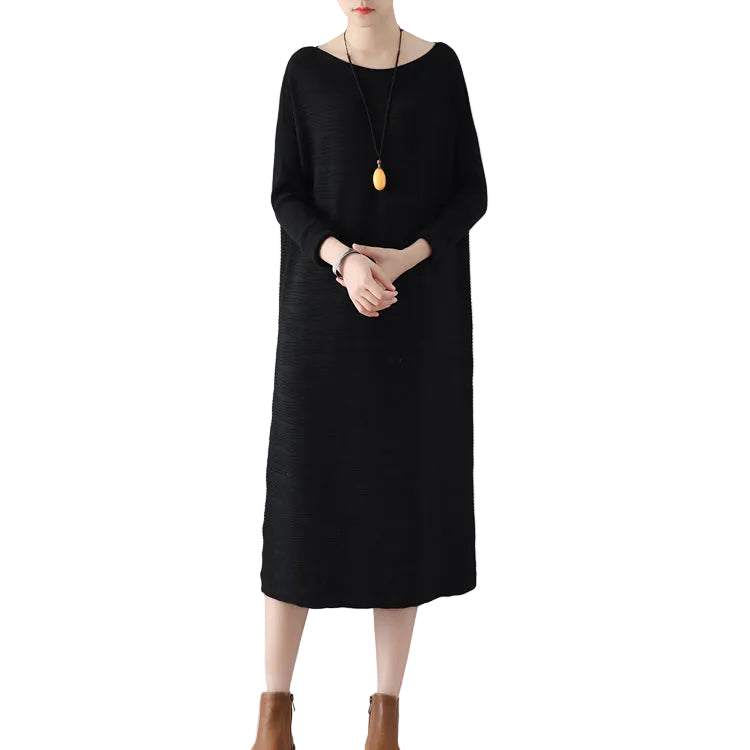 Robe Pull Femme Longue Style Tricot Grande Taille 0