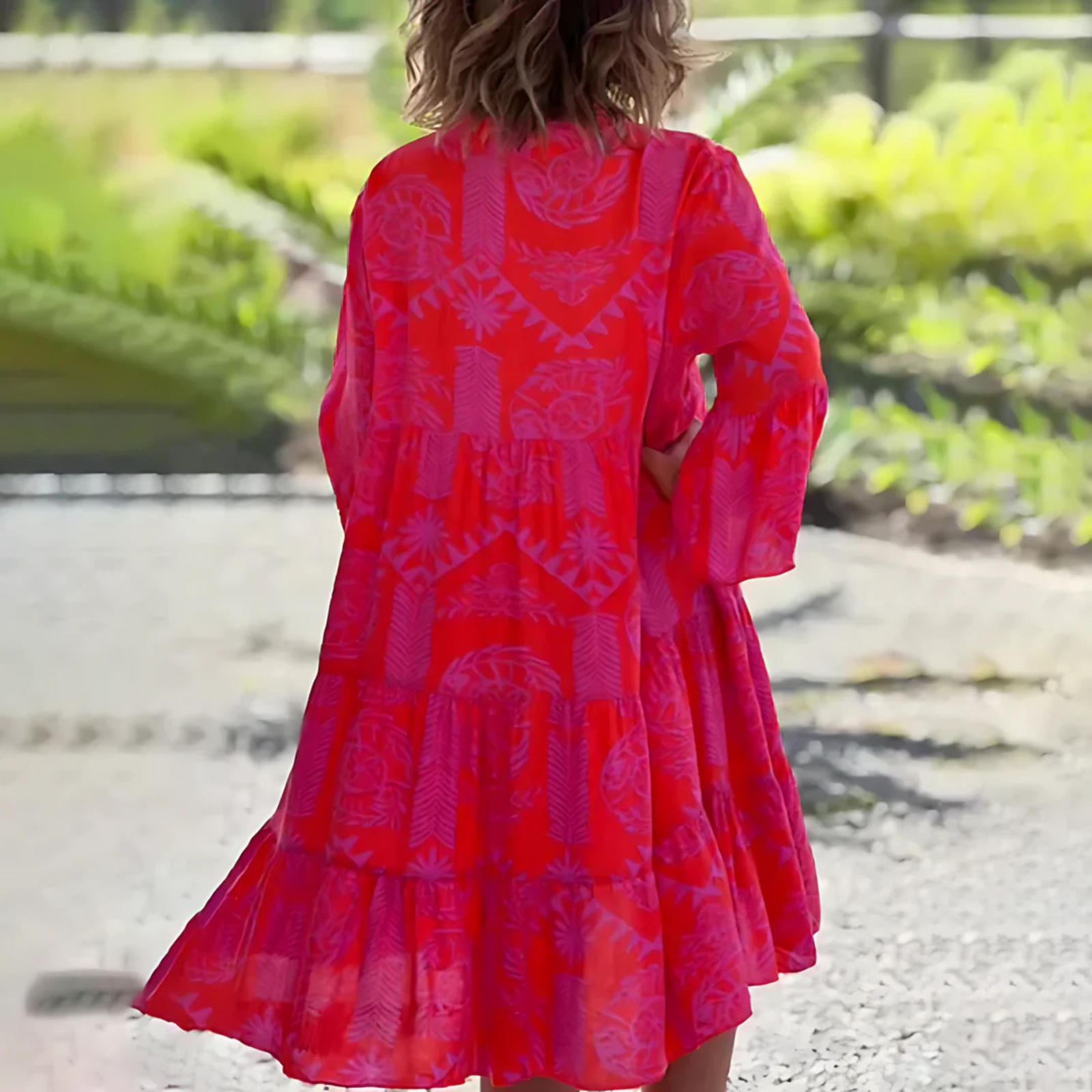 Robe d'Été Femme Fluide Chic pour Journées Ensoleillées 1