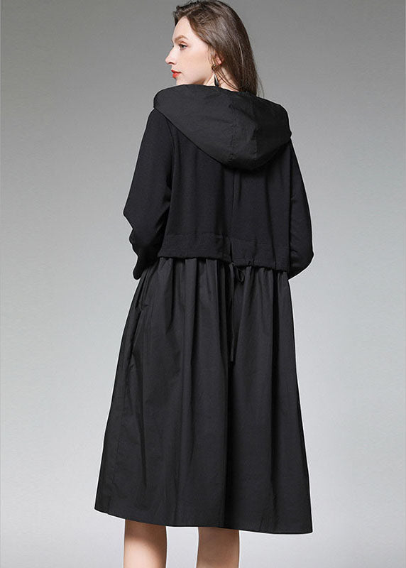 Robe d'automne à manches longues avec poches 2