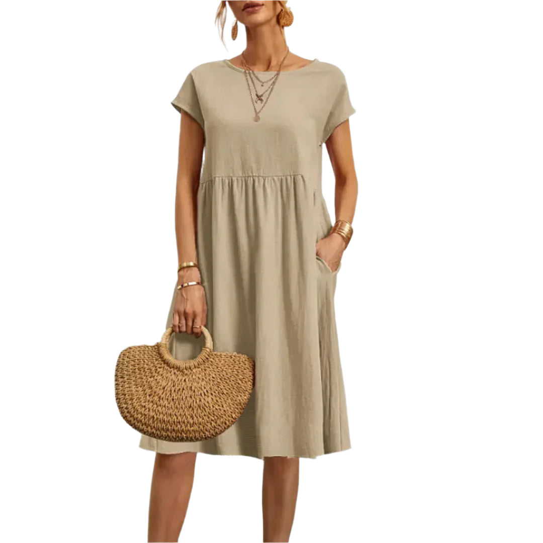 Robe d'été Femme Empire Confortable 0