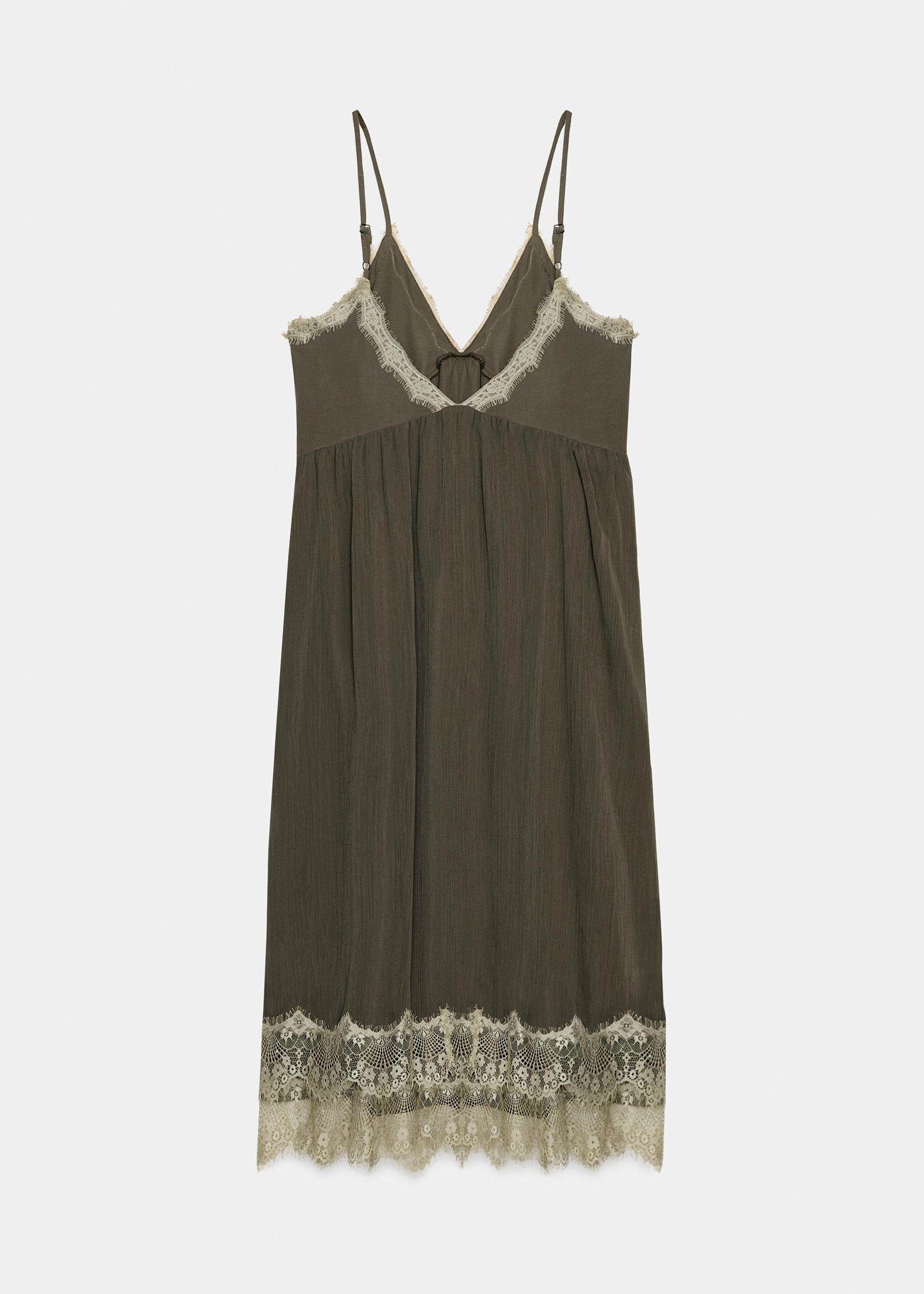Robe d'été femme à bretelles spaghetti et col en V 1