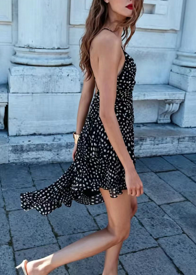 Robe d'été femme asymétrique fluide 1
