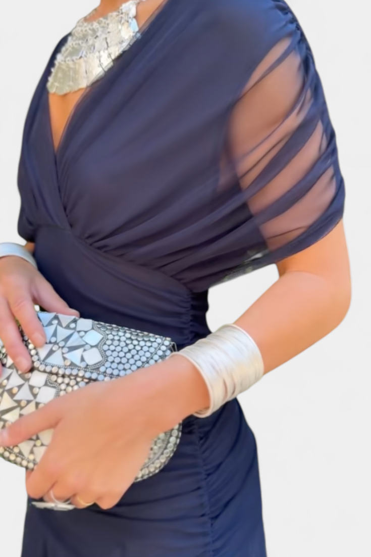 Robe de Soirée Longue Épaules Dénudées Chic pour Femme 12